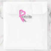 私の母生き延び乳がん スクエアシール (バッグ)