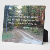 私の母祈りの言葉... フォトプラーク (側面)