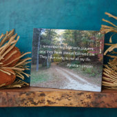 私の母祈りの言葉... フォトプラーク (側面)