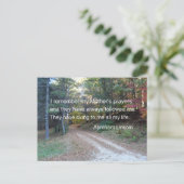 私の母祈りの言葉... ポストカード (スタンド正面)