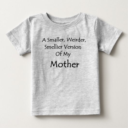 私の母、幼児ティー ベビーTシャツ (正面)