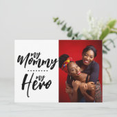 私の母 私のヒーロー | 写真 母の日 シーズンカード (スタンド正面)