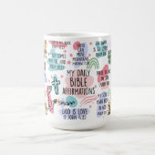 私の毎日のバイブル肯定的な飲み物の紅茶または コーヒーマグカップ (中央)