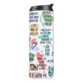 私の毎日のバイブル肯定飲料タンブラー タンブラー (回転左)