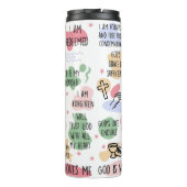 私の毎日のバイブル肯定飲料タンブラー タンブラー (裏面)