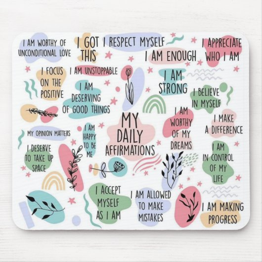 私の毎日の主張 マウスパッド (正面)