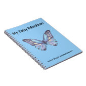 私の毎日の意図とその他のリマインダー蝶 ノートブック (右側)