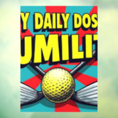 私の毎日の謙虚さゴルフ ウィンドウサイン (シート3)