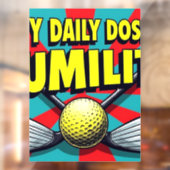 私の毎日の謙虚さゴルフ ウィンドウサイン (シート2)