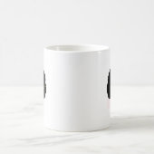 '私の毛に触れないで下さい コーヒーマグカップ (中央)