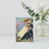 私の毛のどこがおかしいのでか。 名刺 (スタンド正面)