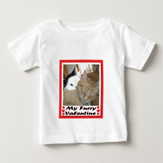私の毛皮のバレンタイン ベビーTシャツ (正面)