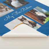 私の毛皮のベビーのカスタムの写真 シェルパブランケット (3/4)