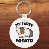 私の毛皮のポテトモルモット キーホルダー (裏面)