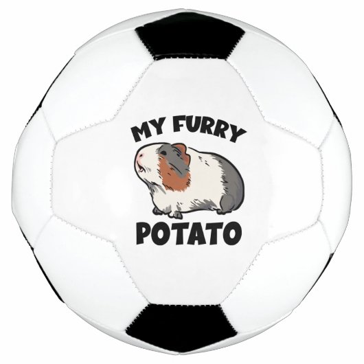 私の毛皮のポテトモルモット サッカーボール (正面)