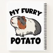 私の毛皮のポテトモルモット ノートブック (裏面)