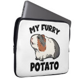 私の毛皮のポテトモルモット ラップトップスリーブ (正面右)