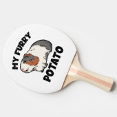 私の毛皮のポテトモルモット 卓球ラケット (横)