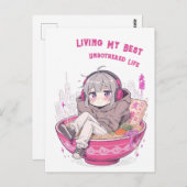 私の気に入最高のった生活を ポストカード (正面/裏面)