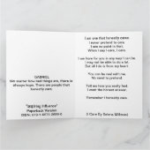 私の気に詩グリーティングカード カード (内部)