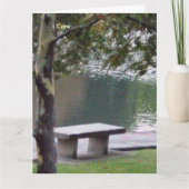 私の気に詩グリーティングカード カード (正面)