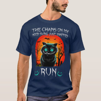 私の気分のスイングのチェーンは黒くパッ走クした Tシャツ
