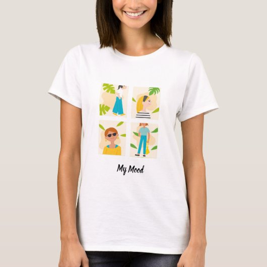 私の気分 ウィメンズTシャツ Tシャツ (正面)