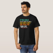 私の気持ちが読めたらね 皮肉な引用 Tシャツ (正面フル)