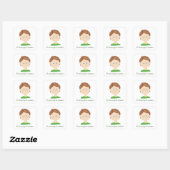 私の気持ち 感情チャート スクエアシール (シート)