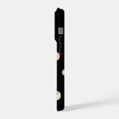 私の気泡の中で穏やかに - パステル気泡 iPhoneケース (左側面)