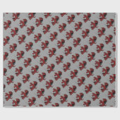 私の気色悪く小さい子馬パターン ラッピングペーパー (フラット)