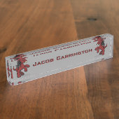 私の気色悪く小さい子馬 デスクネームプレート (側面)