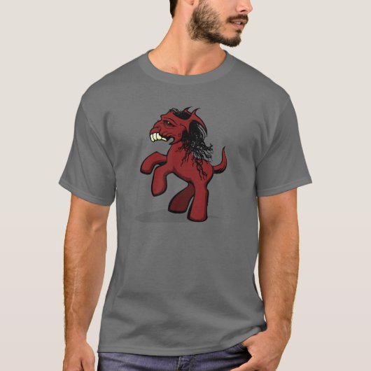 私の気色悪く小さい子馬 Tシャツ (正面)
