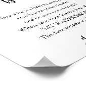 私の水は赤ちゃんシャワーのゲームサインを壊した ポスター (角)