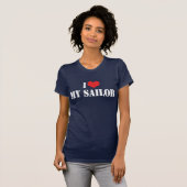 私の水兵が大好き ダークTシャツ Tシャツ (正面フル)