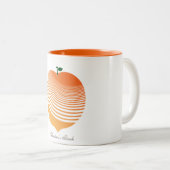 私の水分が多いモモのマグ ツートーンマグカップ (正面右)