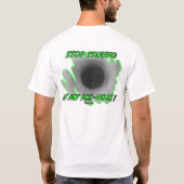 私の氷の穴で主演することを止めて下さい! Tシャツ (裏面)