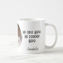 私の永遠のヒーローとカスタム写真 コーヒーマグカップ