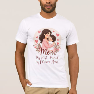 私の永遠の英雄 | マザーズデイTシャツデザイン Tシャツ