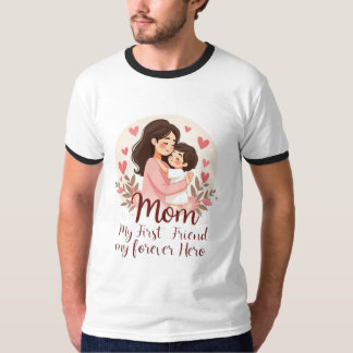 私の永遠の英雄 | マザーズデイTシャツデザイン Tシャツ