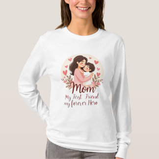 私の永遠の英雄 | マザーズデイTシャツデザイン Tシャツ