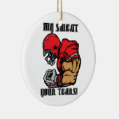 私の汗あなたの破損 セラミックオーナメント (右)