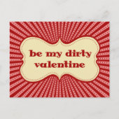 私の汚いバレンタイン シーズンポストカード (正面)