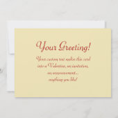 私の汚いバレンタイン 招待状 (裏面)