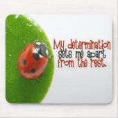 「私の決意」モチベーション肯定 マウスパッド (正面)