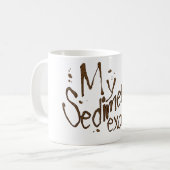 私の沈殿物は丁度襲います コーヒーマグカップ (正面左)