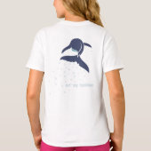 私の泡を食べて下さい Tシャツ (裏面)