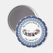 私の洗濯室は最新の汚れ磁石を持っている マグネット (正面/裏面)