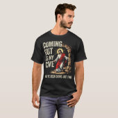 私の洞窟から出てくるイエスと私はジュをやっています Tシャツ (正面フル)