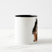 私の洞窟またはあなたのか。 ツートーンマグカップ (中央)